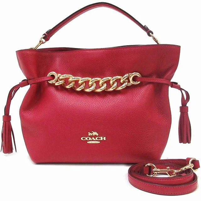 Coach Dempsey bags with a leather - wrapped drawstring for a luxurious feelCoach Andy leather crossbody 2way shoulder bag CE555