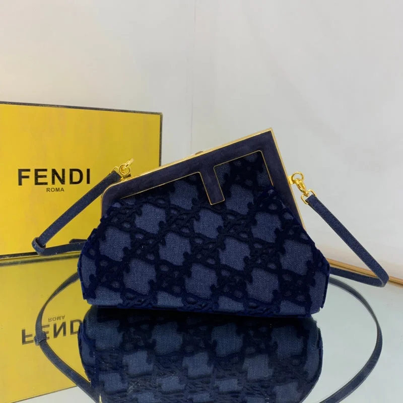 Ladies Fendi Peekaboo bags with a hand - carved leather detail for a unique and artisanal touchBC - FENDI BAGS - 041