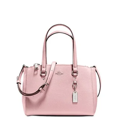 Coach Borough bags with a contrast - stitched handle for a unique lookCoach Stanton Carryall Leather Tote 26 Petal Shoulder Bag Handbag Pink New