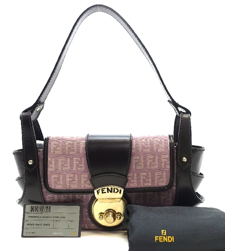 Fendi tote bags with a thermal - insulated pocket for keeping drinks hot or coldBorsa Tuc Zucchino Canvas Handbag