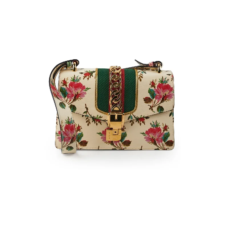 Small - sized Women Gucci shoulder bags for evening outingsGucci Seasonal Sylvie Bag