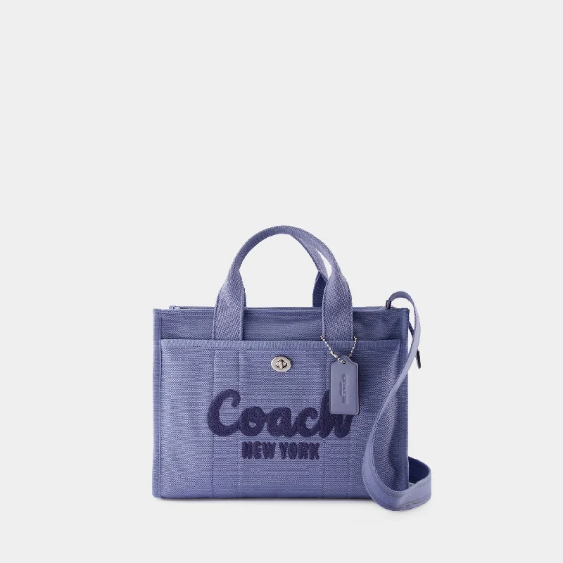 Coach Borough bags with a structured silhouette and a magnetic - snap closureCargo Tote - Coach - Cotton - Blue