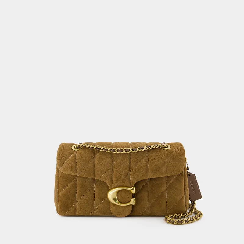 Coach bags with a chain - link trim and a leather body for a modern edgeTabby 26 Shoulder Bag - Coach - Leather - Brown