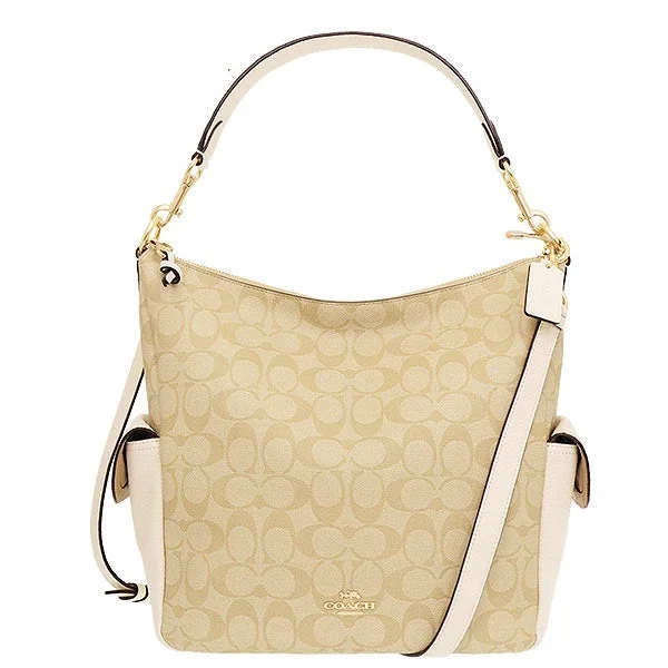 Coach tote bags with a spacious interior and multiple compartments for organizationCoach Signature Penny Shoulder bag/2way C1523