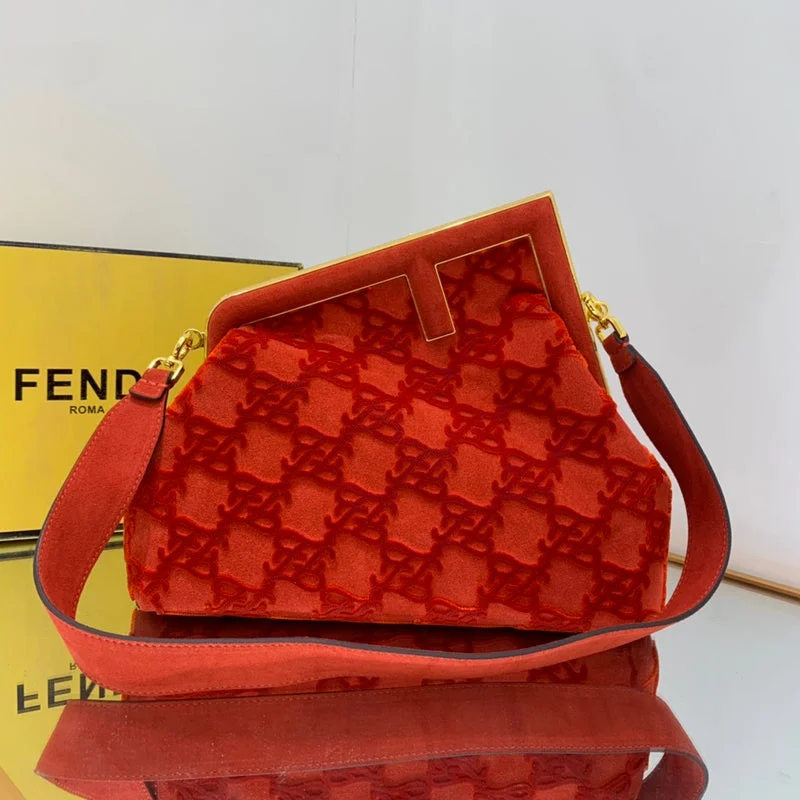 Fendi tote bags with a water - resistant lining for practicality during rainy daysBC - FENDI BAGS - 043