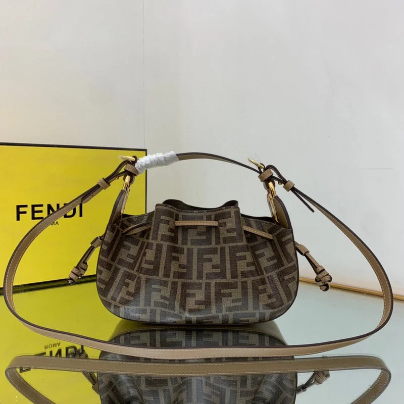 Ladies Fendi Peekaboo bags with a hand - stitched leather handle for artisanal charmBC - FENDI BAGS - 047