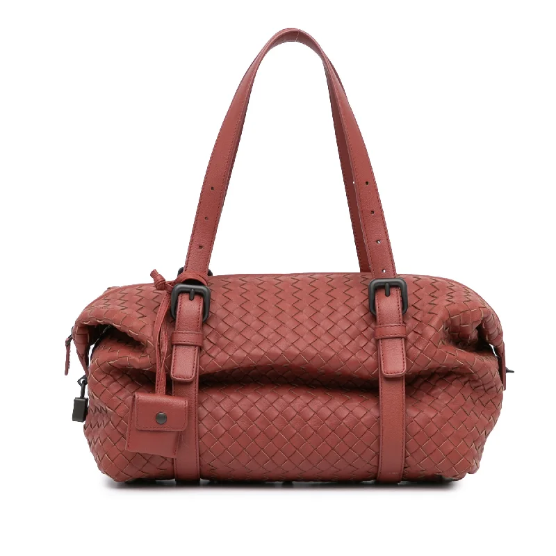 Balenciaga City bag large size distressed leatherRed Bottega Veneta Nappa Intrecciato Montaigne Shoulder Bag