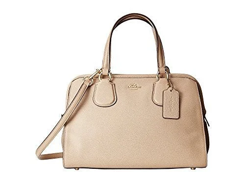 Ladies Coach Tabby bags with gold - toned hardware for a touch of luxuryCOACH Women's Crossgrain Leather Nolita Satchel Li/Stone Satchel