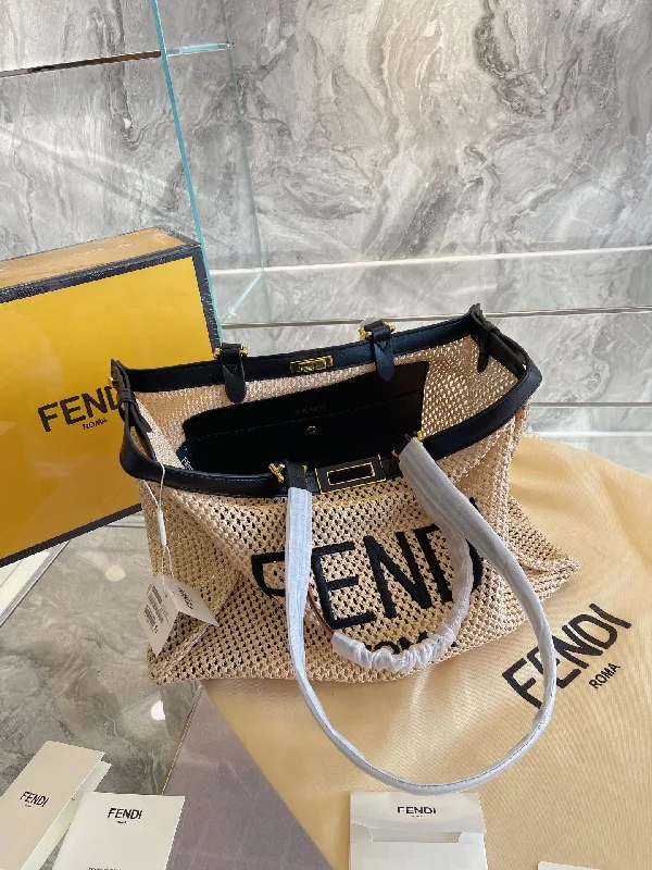 Fendi handbags with a metallic - finish FF logo for a bold and glamorous lookEN   Designer bags by Fendi 145