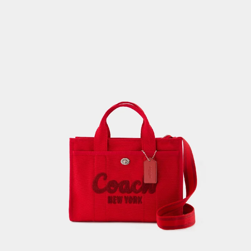 Coach Tabby bags with a classic turnlock closure for a timeless styleCargo Tote - Coach - Cotton - Red