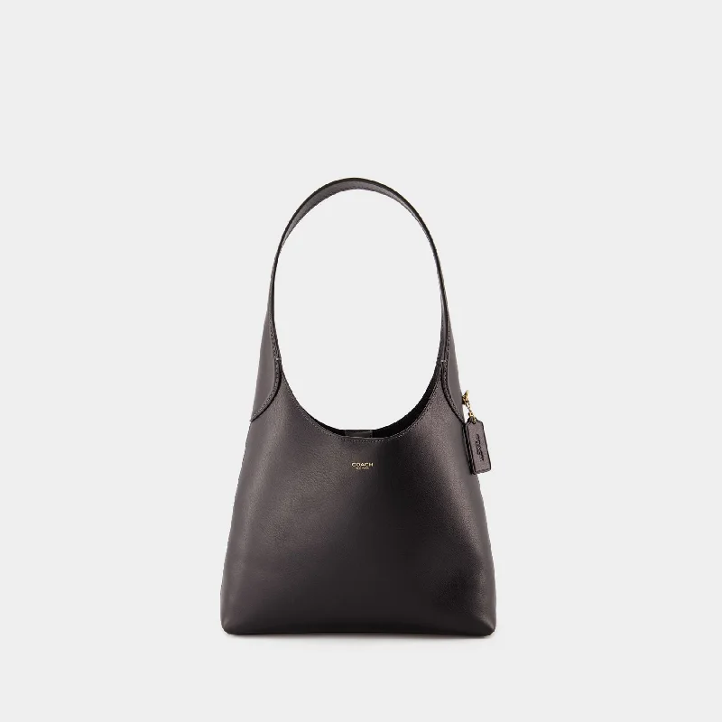 Coach Rogue bags with a detachable shoulder strap for versatile carryingBrooklyn 28 Shoulder Bag - Coach - Leather - Black