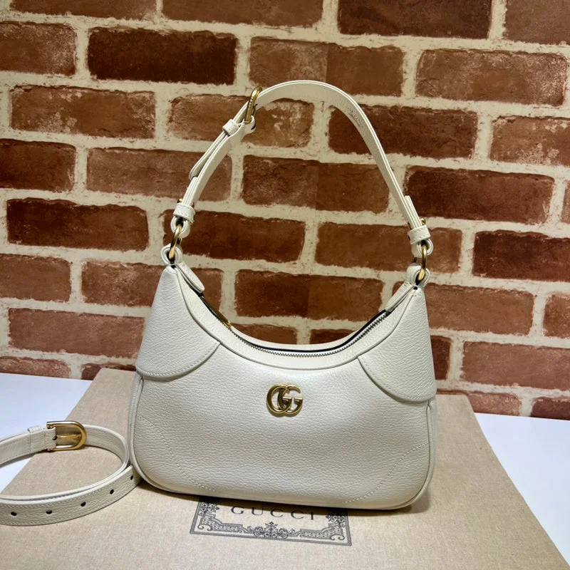 Women Gucci bags with a chain - link trim and a leather bodyWF - Gucci Bags - 021