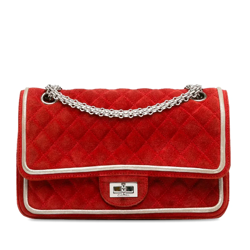 Balenciaga XS Small bag with embossed geometric patternsRed Chanel Medium Suede Re-issue 2.55 Double Flap Shoulder Bag