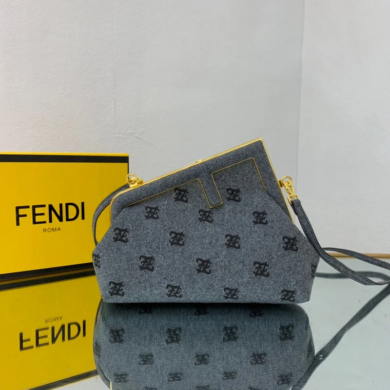 Ladies Fendi shoulder bags with a detachable phone stand for hands - free viewingBC - FENDI BAGS - 050