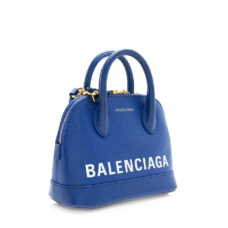 Balenciaga City bag with gold - plated hardwareBalenciaga Grained Calfskin Ville XXS Top Handle Bag - FINAL SALE (SHF-19606)