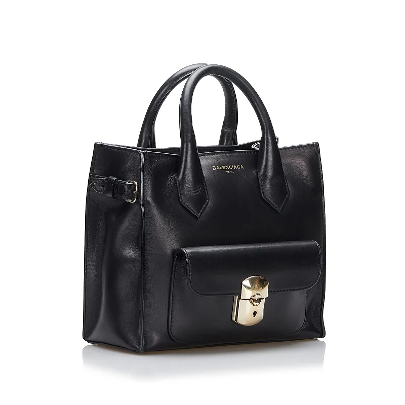 Balenciaga Speed small size sock - like design bagBalenciaga Padlock All Afternoon Satchel (SHG-3BOzV8)