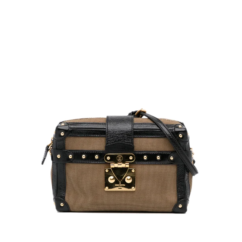 Balenciaga City bag with silver - tone rivetsBrown Louis Vuitton Petite Malle Soft MM Crossbody Bag