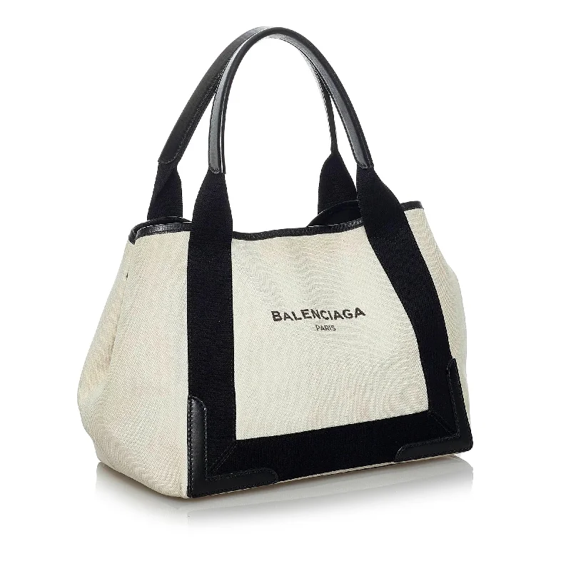 Balenciaga Arena small size with grained leather textureBalenciaga Navy Cabas Canvas Handbag (SHG-33816)