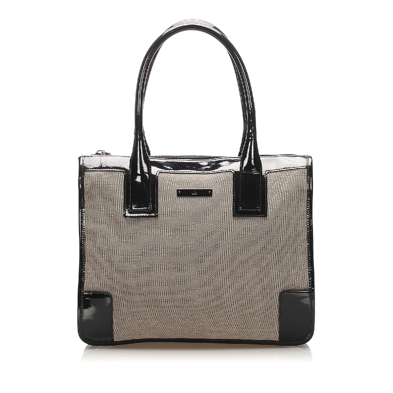 Ladies Gucci shoulder bags with a magnetic - closure flapGucci Canvas Tote Bag (SHG-11727)