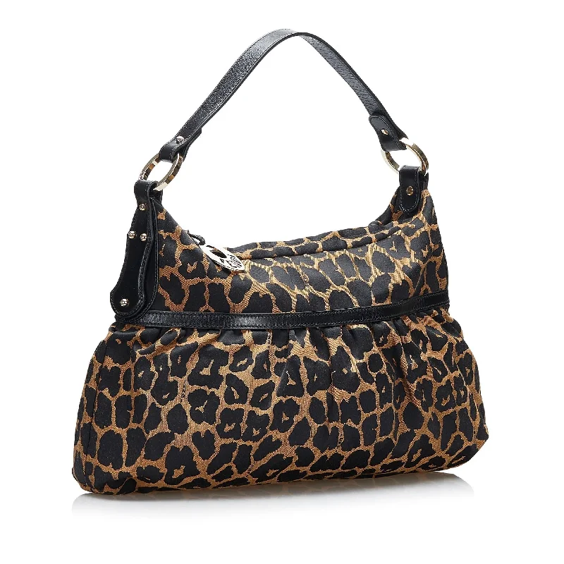 Ladies Fendi Peekaboo bags with a back - pocket organizer for better organizationFendi Bicolor Leopard Chef (SHG-3ZjJZ9)