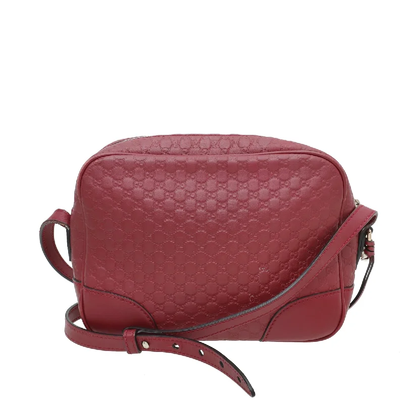 Gucci Marmont bags for women with gold - toned hardwareGucci Red GG Microguccissima Bag