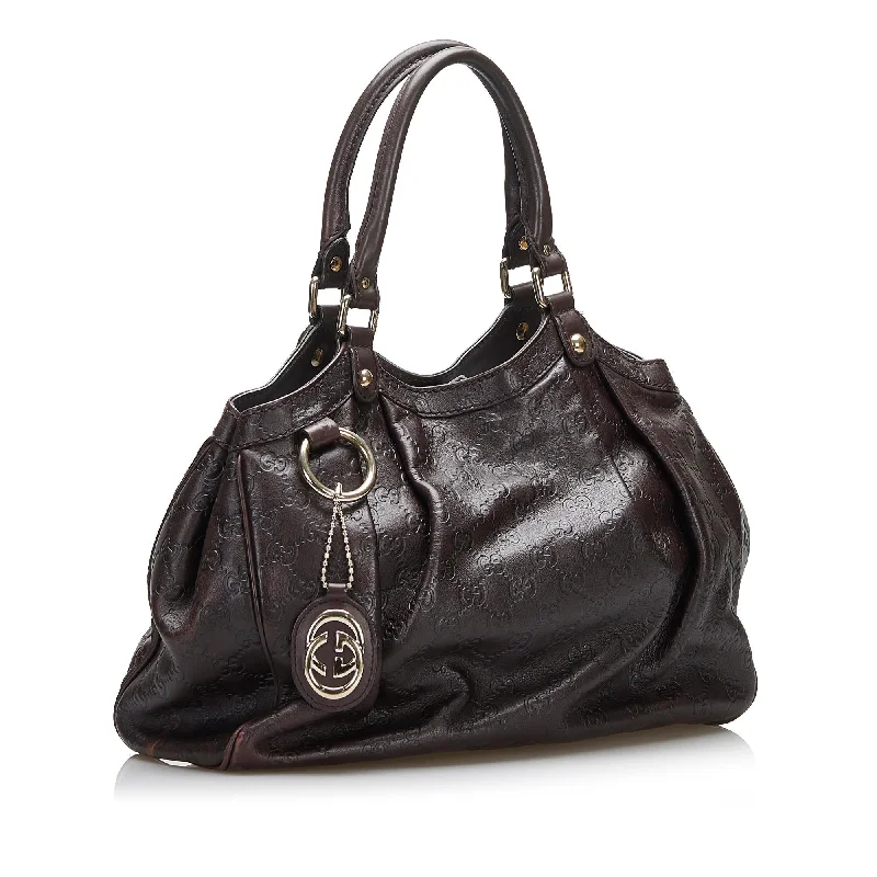 Women Gucci bags with a zippered interior pocketGucci Guccissima Sukey (SHG-Crr7vF)