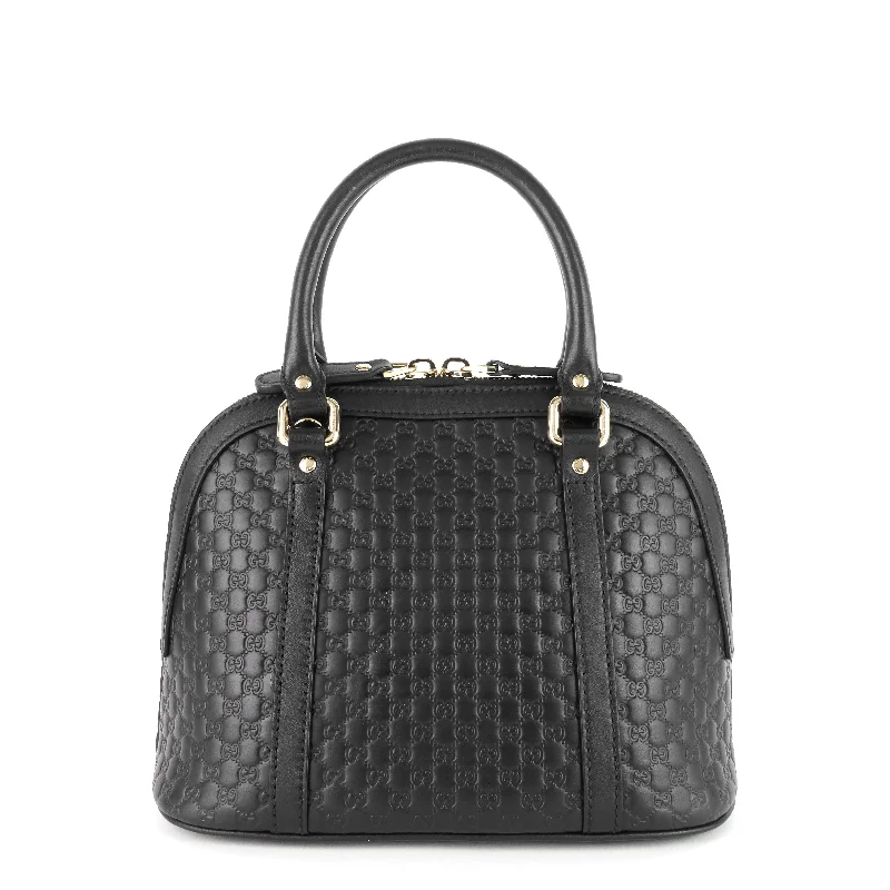 Small - sized Women Gucci shoulder bags for evening outingsDome Mini Microguccissima Leather Bag