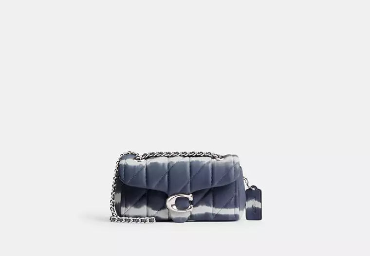 Coach Rogue bags with a monogram - embossed leather surfaceTabby Shoulder Bag 20 With Quilting And Tie Dye