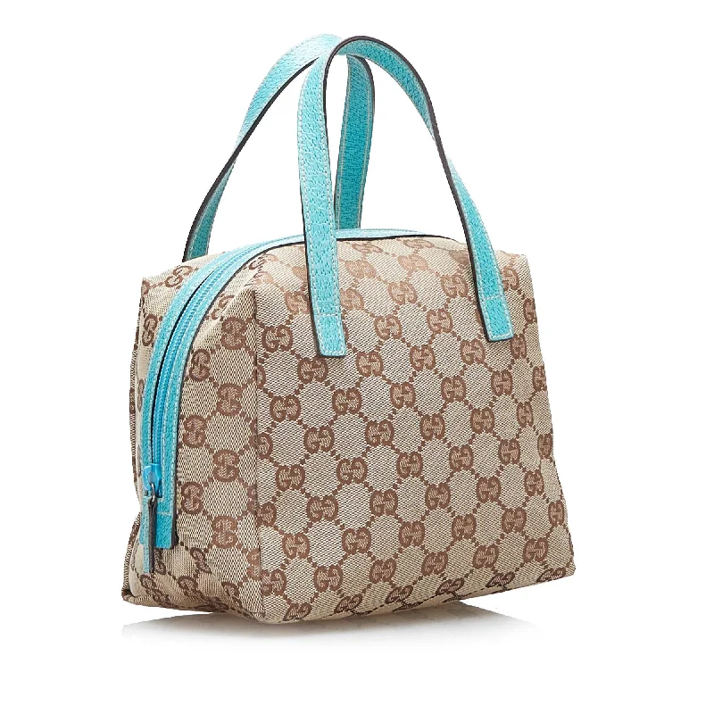 Gucci tote bags for women with a water - resistant coatingGucci GG Canvas Handbag (SHG-kxif11)