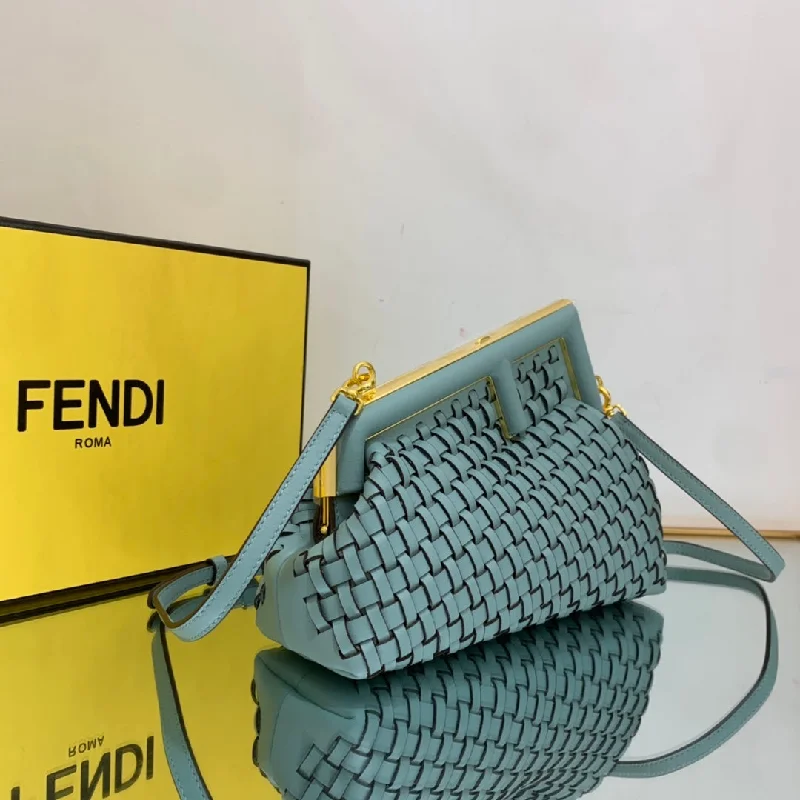 Ladies Fendi shoulder bags with a detachable phone stand for hands - free viewingWF -  Fendi Bag - 143