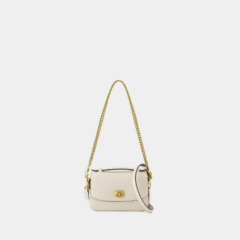 Coach Rogue bags with a monogram - embossed leather surfaceCassie 17 Crossbody - Coach - Leather - White