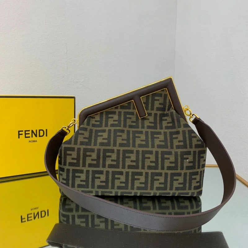 Fendi bags with a zip - top closure and a front - pocket for quick access to keys and cardsBC - FENDI BAGS - 051