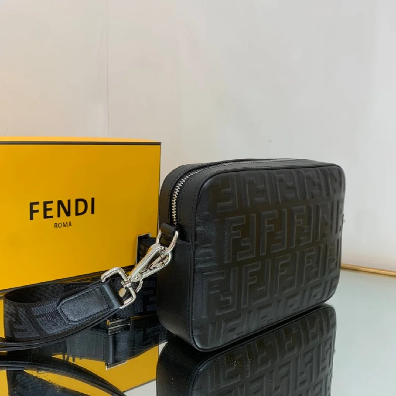 Fendi bags with a zip - top closure and a front - pocket for quick access to keys and cardsWF -  Fendi Bag - 145