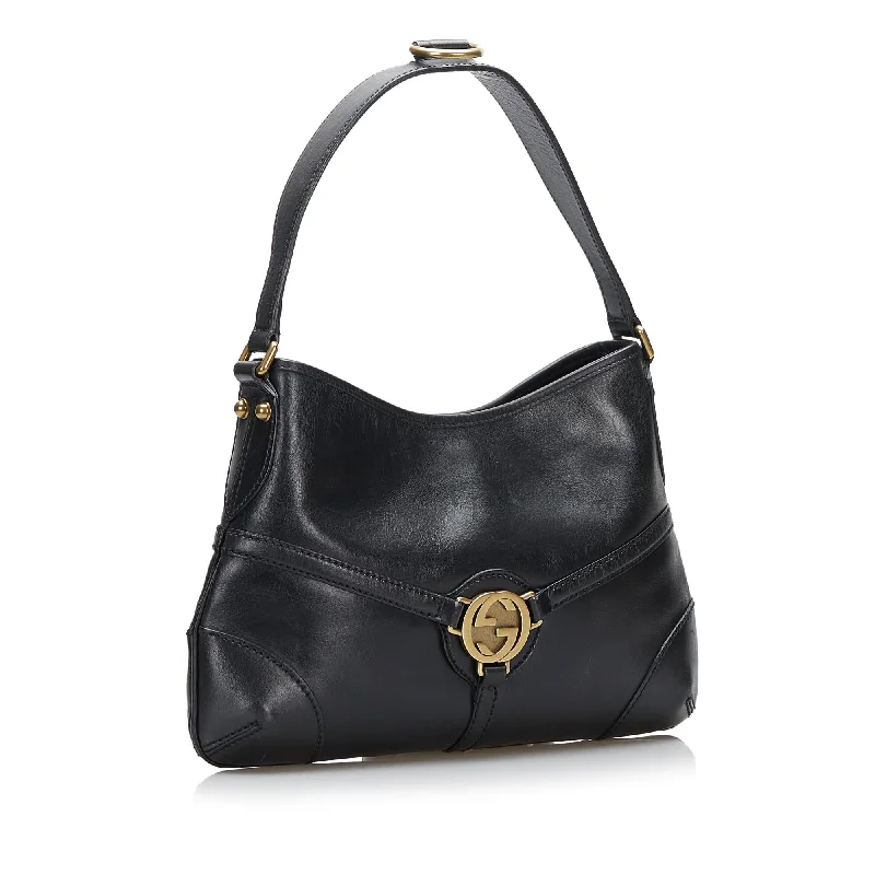 Gucci Marmont bags for women with a contrast - colored interiorGucci Reins Shoulder Bag (SHG-HMeYMy)