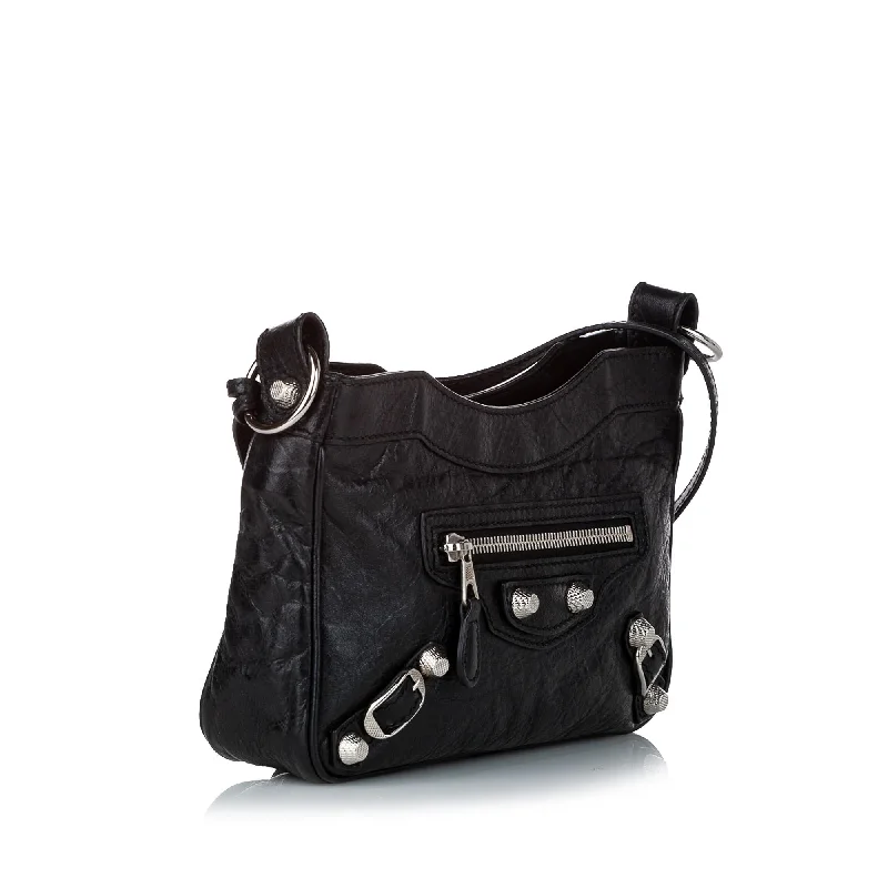 Balenciaga City bag with studded trim along the edgesBalenciaga Motocross Hip Giant 21 Crossbody Bag (SHG-30064)