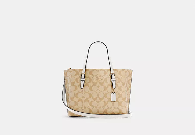 Coach Borough bags with a removable interior organizerCoach Mollie Tote 25 In Signature Canvas