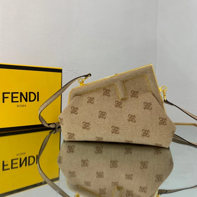 Fendi tote bags with a reinforced bottom for increased durabilityBC - FENDI BAGS - 048