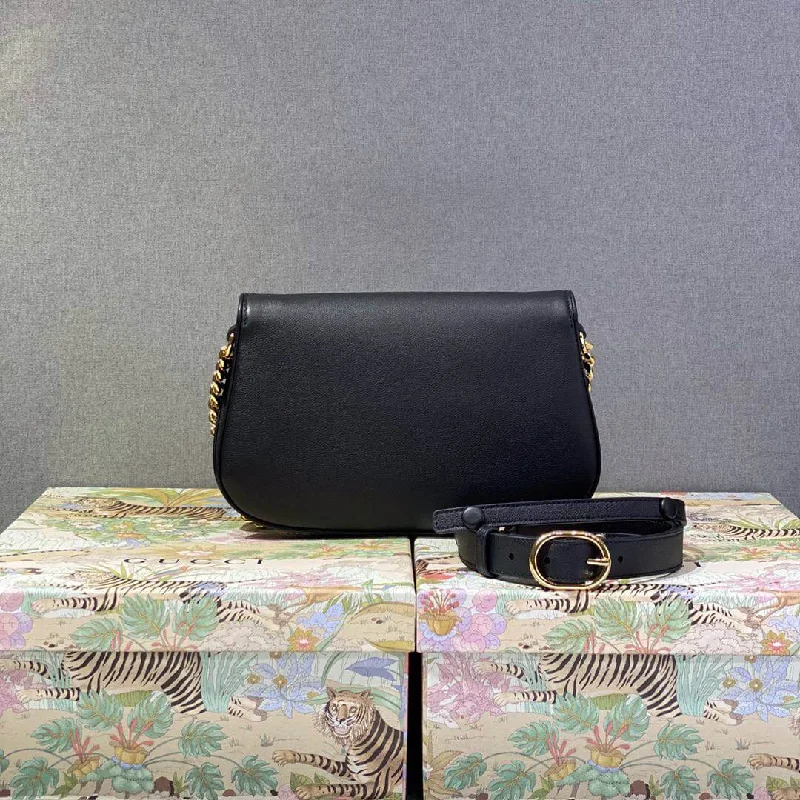 Ladies Gucci Dionysus bags in a pastel colorGucci Blondie shoulder bag  black