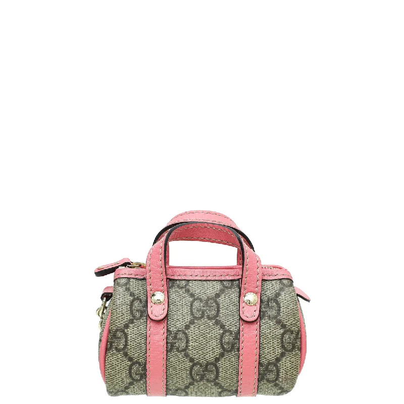 Gucci Dionysus bags for women with tiger - head claspsGucci Bicolor GG Supreme Boston Bag Charm