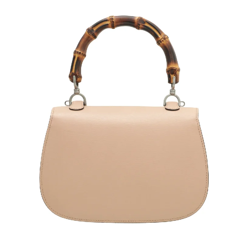 Ladies Gucci Dionysus bags with a chain - link shoulder strapGucci Blush Pink Bamboo Top Handle Bag