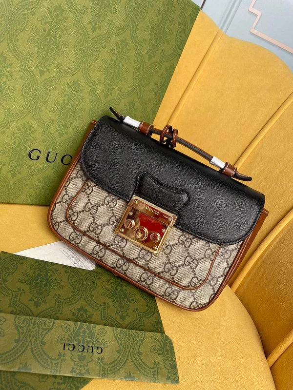 Women Gucci bags with a snap - button closure and a decorative charmWF - Gucci Bags - 13016