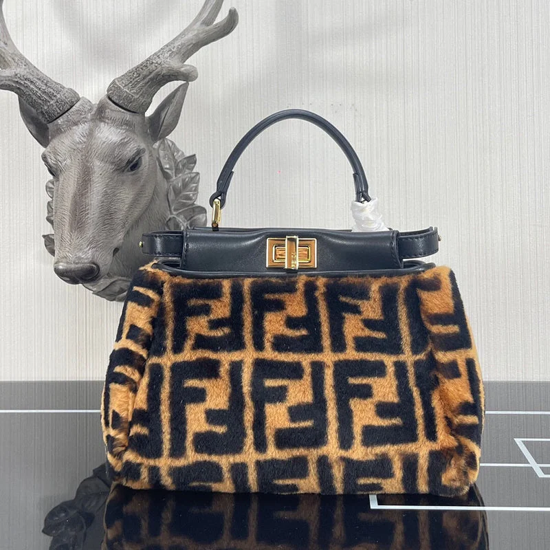 Fendi tote bags with a self - cleaning interior lining for easy maintenanceBC - FENDI BAGS - 042