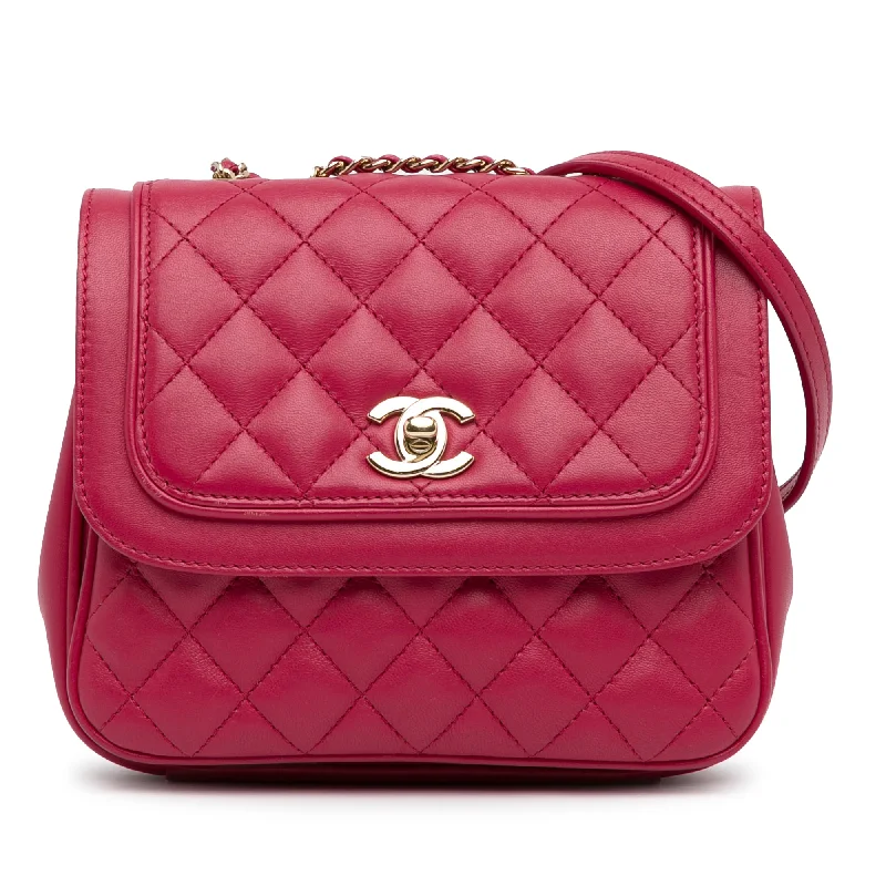 Balenciaga Le Cagole small size with stud - adorned frontPink Chanel Small Lambskin Lovely Day Flap Crossbody Bag