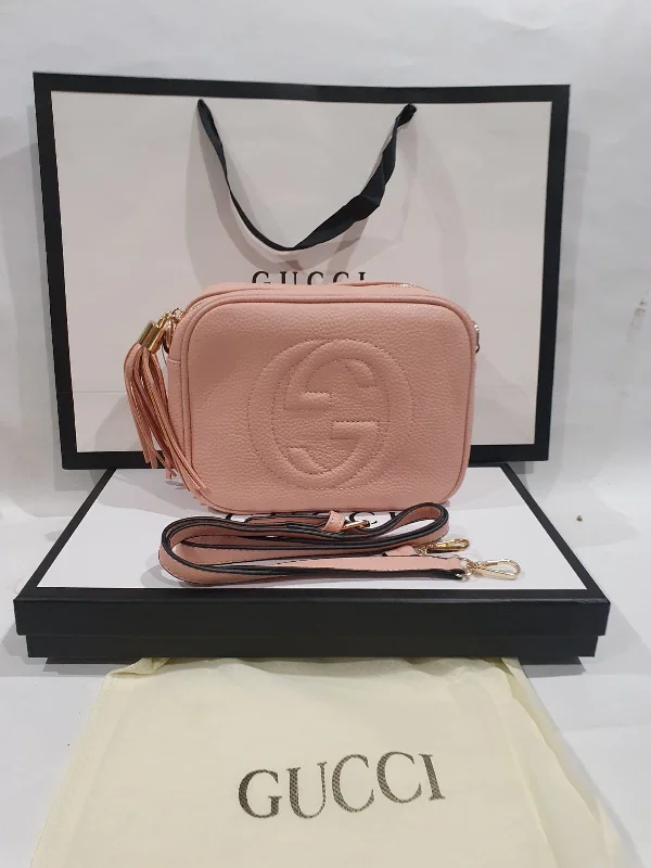 Ladies Gucci shoulder bags with a single - handle designGucci Disco Soho Handbag (Detachable Strap )