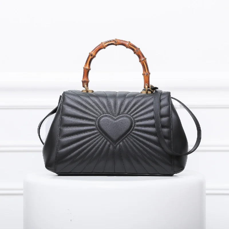 Ladies Gucci shoulder bags with a wide - width strapGucci Black Queen Margaret Bamboo