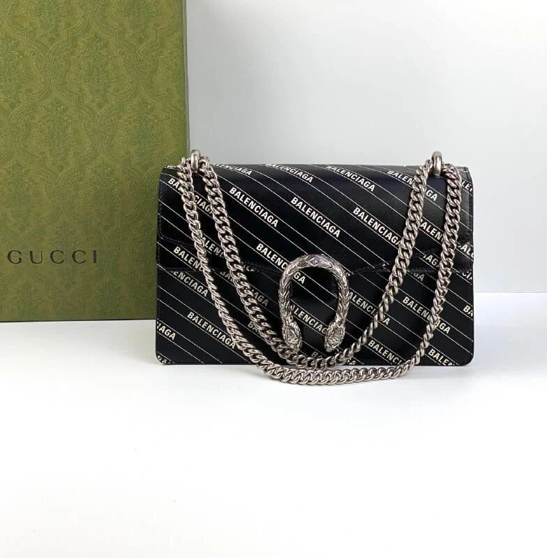 Gucci tote bags for women with a spacious interiorGucci Dionysus small The Hacker Project black