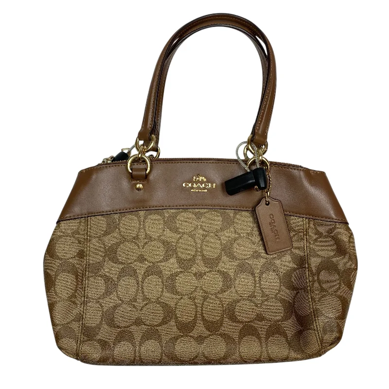 Coach Dempsey bags with a large capacity and a drawstring closureHandbag Designer By Coach, Size: Small