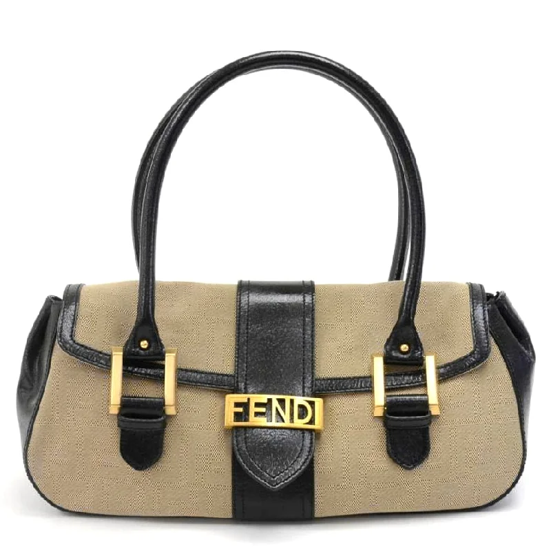 Fendi crossbody bags with a detachable fanny pack strap for a trendy and practical optionMonogram Canvas Tubular Handles Bag