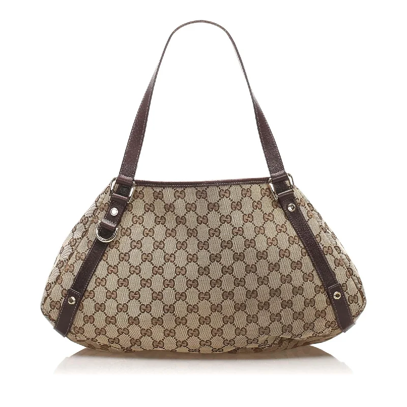 Gucci Marmont bags for women with a snakeskin - effect panelGucci GG Canvas Pelham Tote Bag (SHG-11529)