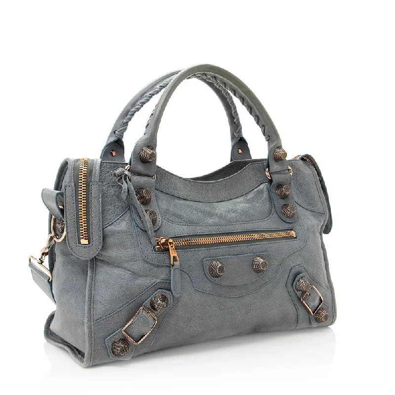 Balenciaga Speed small size sock - like design bagBalenciaga Agneau Giant 12 City Satchel (SHF-19492)